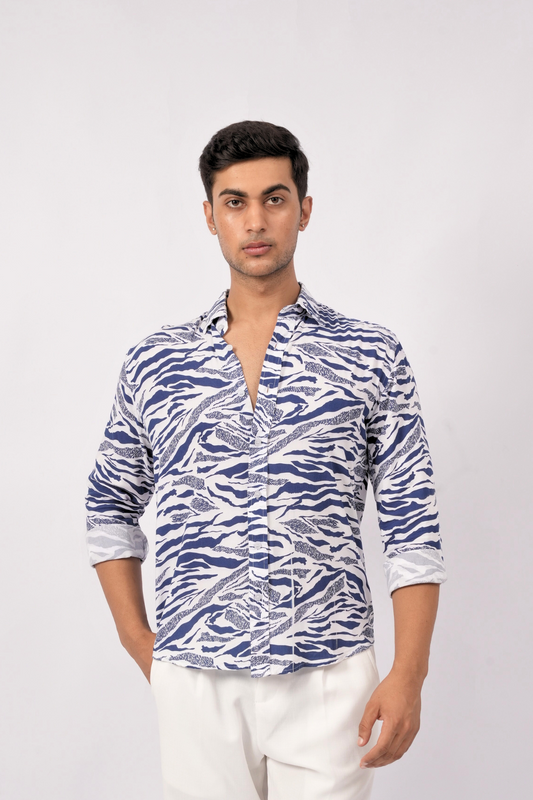Blue Tiger Shirt